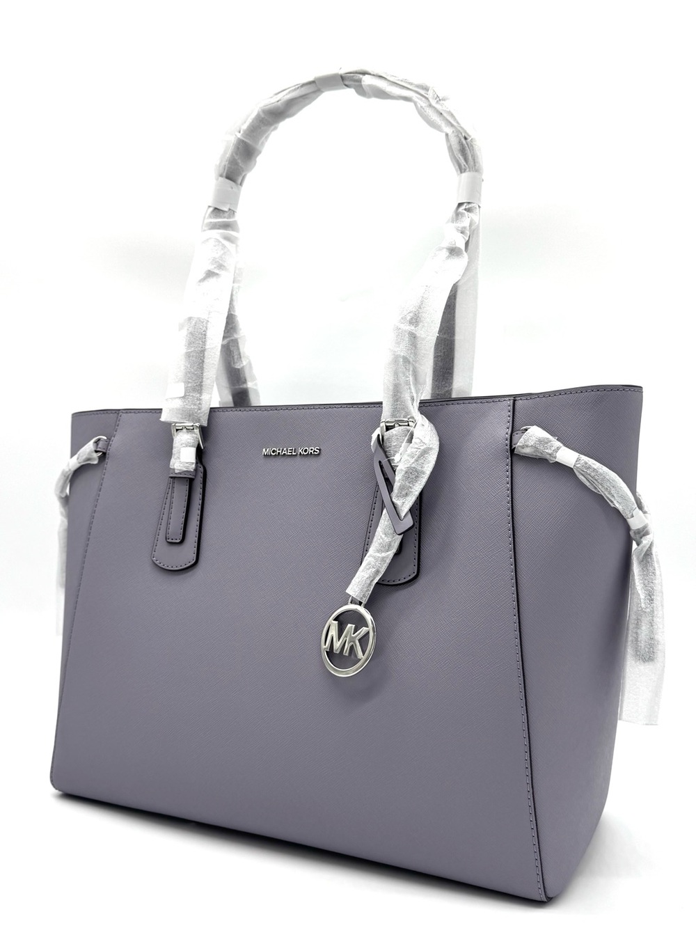 Michael Kors Voyager Large Leather Tote Bag - Lilac